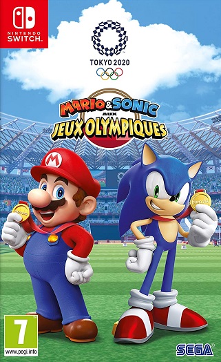 Pochette Mario & Sonic aux Jeux Olympiques de Tokyo 2020 version Switch