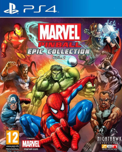 Pochette Marvel Pinball Epic Collection Vol. 1 version PlayStation 4