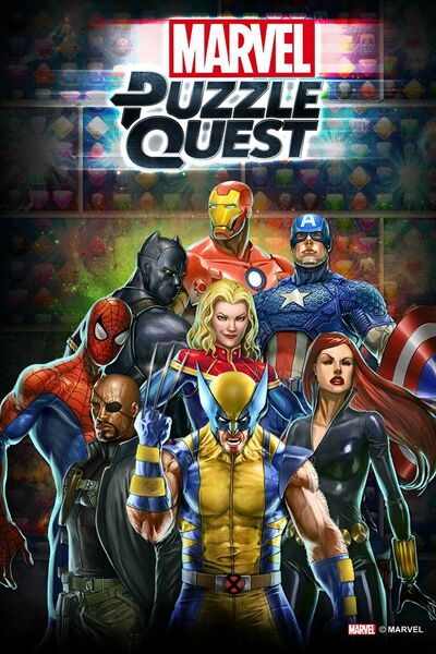 Pochette Marvel Puzzle Quest version PlayStation 3