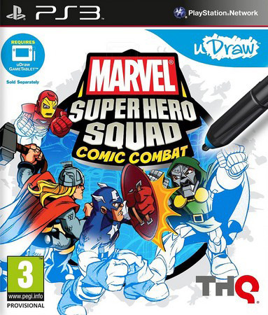 Pochette Marvel Super Hero Squad : Comic Combat version PlayStation 3