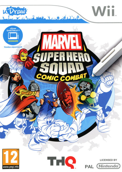 Pochette Marvel Super Hero Squad : Comic Combat version Wii