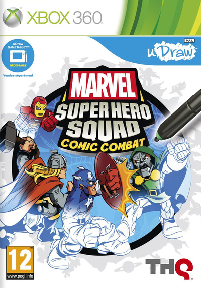 Pochette Marvel Super Hero Squad : Comic Combat version Xbox 360