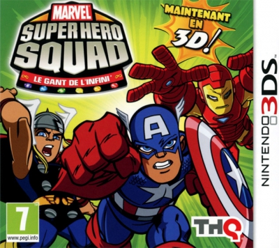 Pochette Marvel Super Hero Squad : Le Gant de l'Infini version 3DS