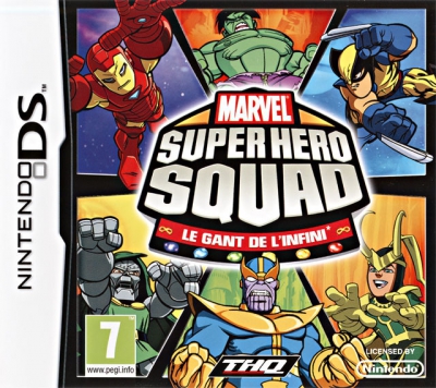 Pochette Marvel Super Hero Squad : Le Gant de l'Infini version DS