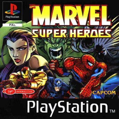 Pochette Marvel Super Heroes version PlayStation
