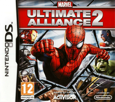 Pochette Marvel Ultimate Alliance 2 version DS