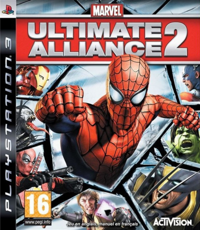 Pochette Marvel Ultimate Alliance 2 version PlayStation 3