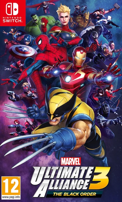 Pochette Marvel Ultimate Alliance 3 : The Black Order version Switch