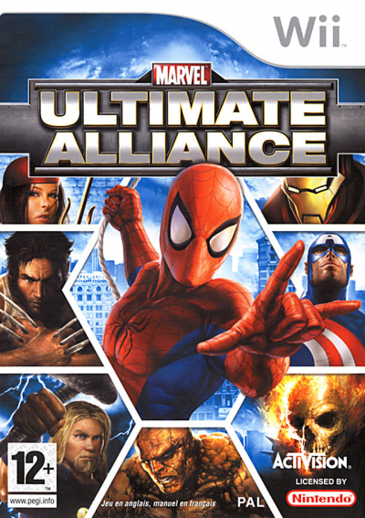 Pochette Marvel Ultimate Alliance version Wii