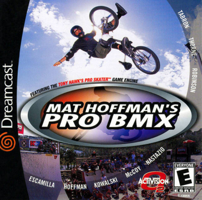 Pochette Mat Hoffman's Pro BMX version Dreamcast