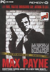 Pochette Max Payne version PC Windows