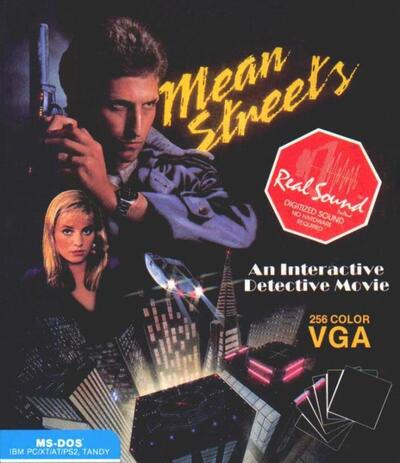Pochette Mean Streets version PC MS-DOS