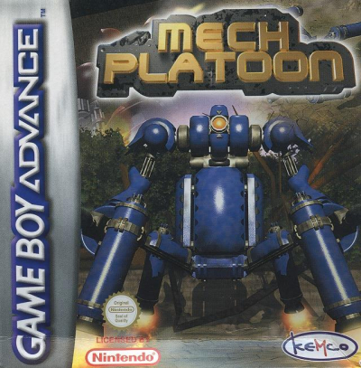 Pochette Mech Platoon version GameBoy Advance
