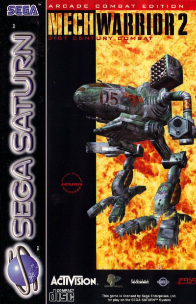 Pochette MechWarrior 2 version Saturn