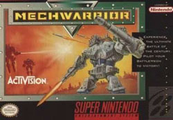 Pochette MechWarrior version Super Nintendo