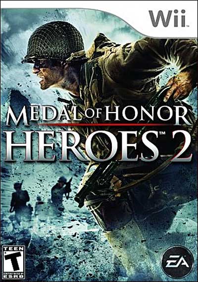 Pochette Medal of Honor Heroes 2 version Wii