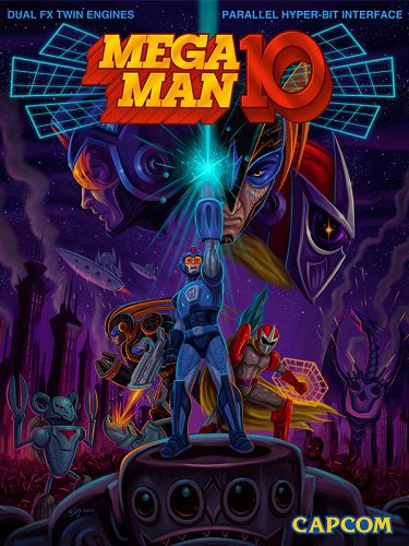Pochette Mega Man 10 version Wii