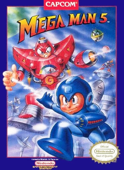 Pochette Mega Man 5 version NES
