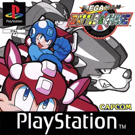 Pochette Mega Man Battle & Chase version PlayStation