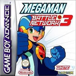 Pochette Mega Man Battle Network 3 White version GameBoy Advance