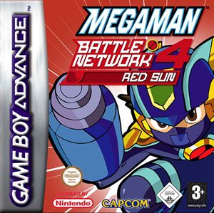 Pochette Mega Man Battle Network 4 Red Sun version GameBoy Advance