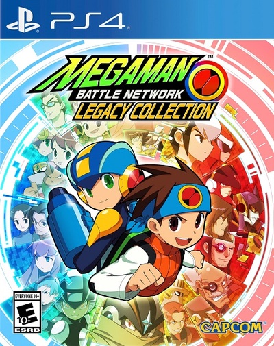 Pochette Mega Man Battle Network Legacy Collection version PlayStation 4