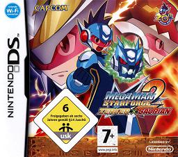 Pochette Mega Man Star Force 2 Zerker X Saurian version DS