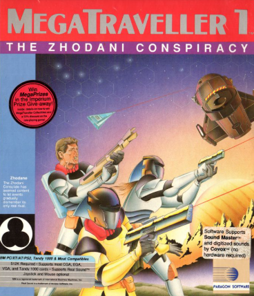 Pochette MegaTraveller 1 : The Zhodani Conspiracy version Amiga