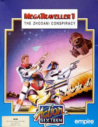 Pochette MegaTraveller 1 : The Zhodani Conspiracy version PC MS-DOS