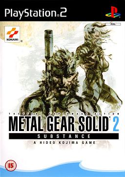 Pochette Metal Gear Solid 2 : Substance version PlayStation 2