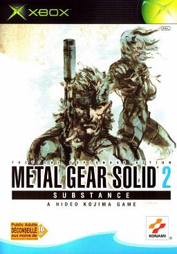 Pochette Metal Gear Solid 2 : Substance version Xbox