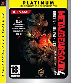Pochette Metal Gear Solid 4 : Guns of the patriots version PlayStation 3