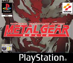 Pochette Metal Gear Solid version PlayStation