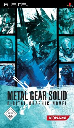 Pochette Metal Gear Solid Digital Graphic Novel version PSP