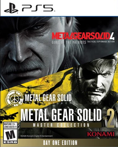 Pochette Metal Gear Solid : Master Collection Vol. 2 version PlayStation 5