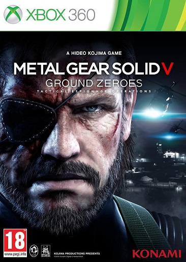 Pochette Metal Gear Solid V : Ground Zeroes version Xbox 360