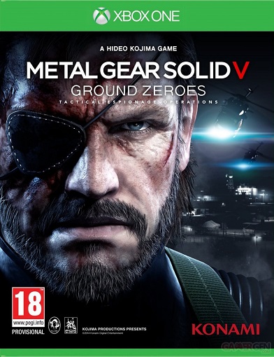 Pochette Metal Gear Solid V : Ground Zeroes version Xbox One