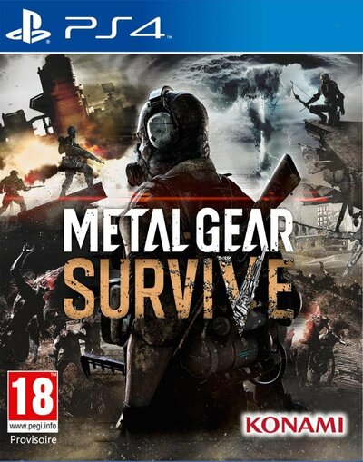 Pochette Metal Gear Survive version PlayStation 4