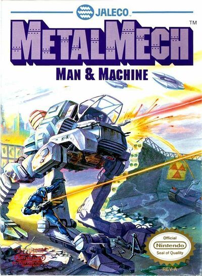 Pochette Metal Mech : Man & Machine version NES