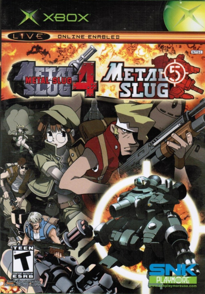 Pochette Metal Slug 4 & 5 version Xbox