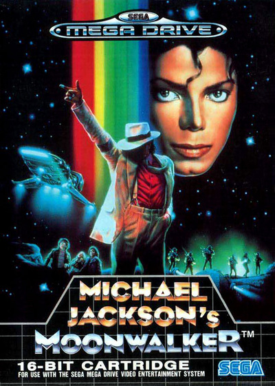 Pochette Michael Jackson's Moonwalker version Megadrive