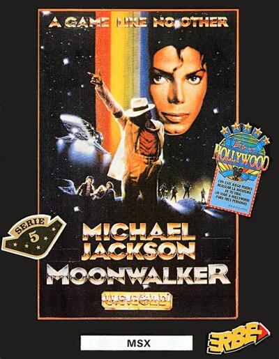 Pochette Michael Jackson's Moonwalker version MSX