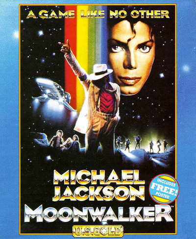 Pochette Michael Jackson's Moonwalker version ZX Spectrum