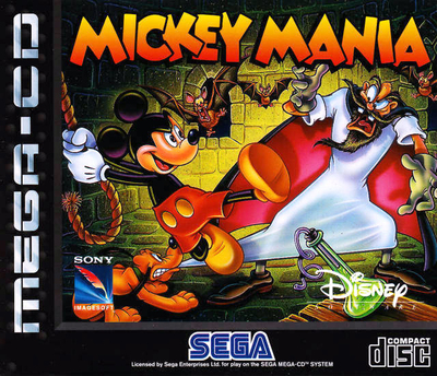Pochette Mickey Mania version Mega-CD