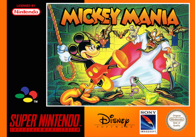 Pochette Mickey Mania version Super Nintendo