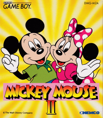 Pochette Mickey Mouse II version GameBoy/Color