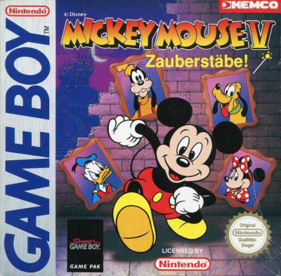 Pochette Mickey Mouse : Les Bâtons Magiques! version GameBoy/Color
