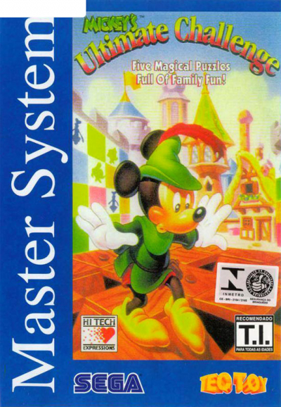 Pochette Mickey's Ultimate Challenge version Master System