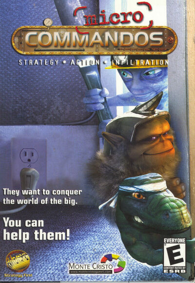 Pochette Micro Commandos version PC Windows