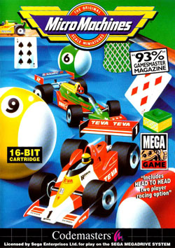 Pochette MicroMachines version Megadrive